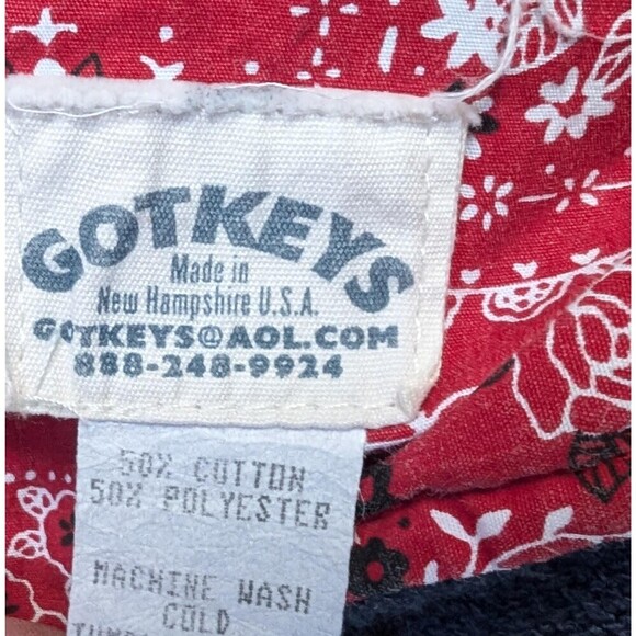 Vintage Western Blouse, Bandana Blue Sweater Top - Picture 10 of 10